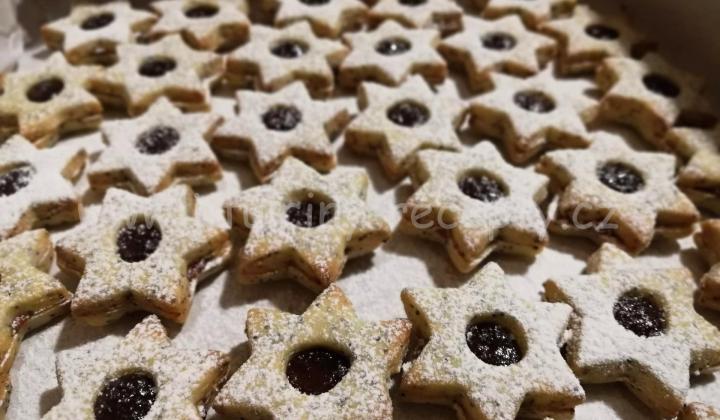 Makové hvězdičky | recept na vánoční cukroví