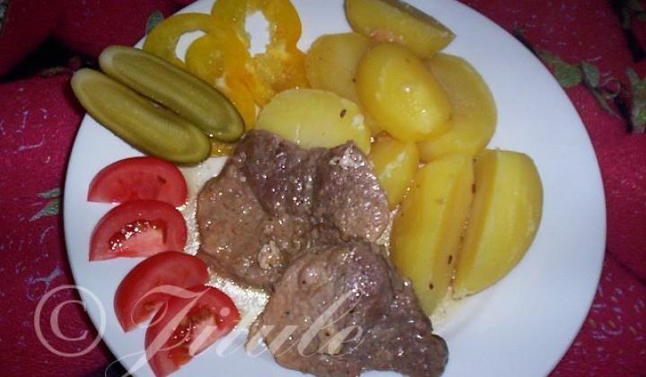 Přírodní vepřové plátky | recept