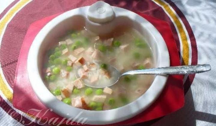 Kulihrášková polévka | recept na dětskou polévku od Kajdy