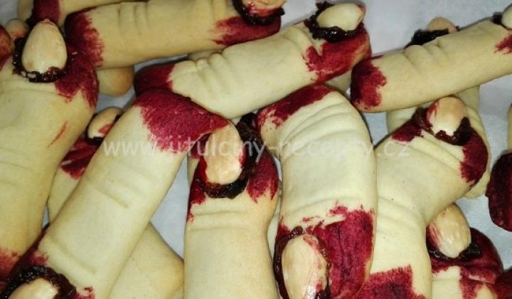 Prsty staré čarodějnice | recept na halloweenské sušenky