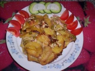 Zapečené brambory se slaninou | recept na jednoduché francouzské brambory