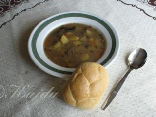 Bramborová polévka s houbami | recept