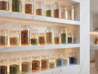 skleněné uzavíratelné nádoby